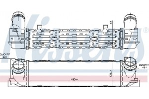 Nissens Ψυγείο Αέρα Υπερπλήρωσης - 96450