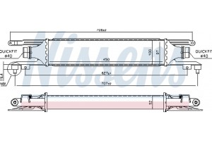 Nissens Ψυγείο Αέρα Υπερπλήρωσης - 96464