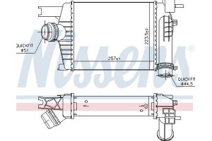 Nissens Ψυγείο Αέρα Υπερπλήρωσης - 96479