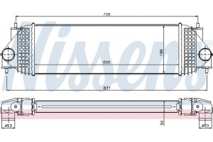 Nissens Ψυγείο Αέρα Υπερπλήρωσης - 96525