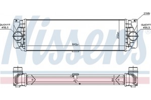 Nissens Ψυγείο Αέρα Υπερπλήρωσης - 96526