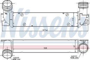 Nissens Ψυγείο Αέρα Υπερπλήρωσης - 96551