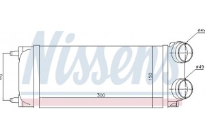 Nissens Ψυγείο Αέρα Υπερπλήρωσης - 96718