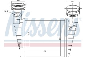 Nissens Ψυγείο Αέρα Υπερπλήρωσης - 96731
