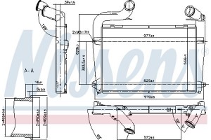 Nissens Ψυγείο Αέρα Υπερπλήρωσης - 97061