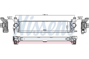 Nissens Ψυγείο Αέρα Υπερπλήρωσης - 96016