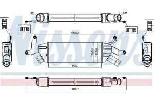 Nissens Ψυγείο Αέρα Υπερπλήρωσης - 96086