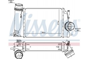 Nissens Ψυγείο Αέρα Υπερπλήρωσης - 961120
