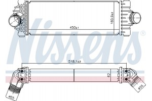 Nissens Ψυγείο Αέρα Υπερπλήρωσης - 961230