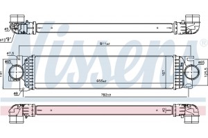Nissens Ψυγείο Αέρα Υπερπλήρωσης - 961234