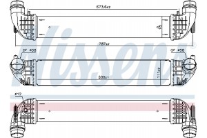 Nissens Ψυγείο Αέρα Υπερπλήρωσης - 96140