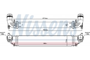 Nissens Ψυγείο Αέρα Υπερπλήρωσης - 96141