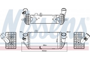 Nissens Ψυγείο Αέρα Υπερπλήρωσης - 96144