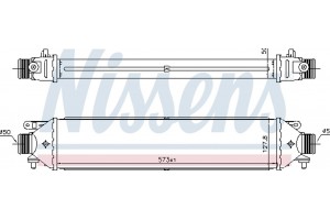 Nissens Ψυγείο Αέρα Υπερπλήρωσης - 961464