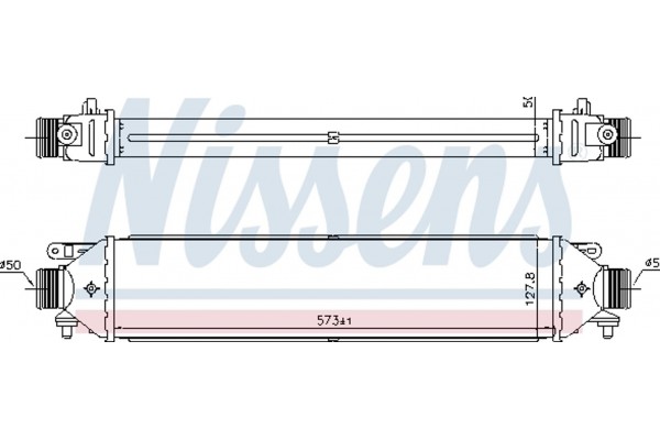 Nissens Ψυγείο Αέρα Υπερπλήρωσης - 961464
