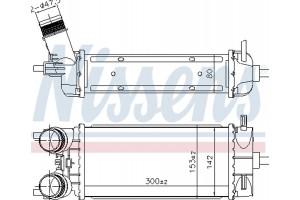 Nissens Ψυγείο Αέρα Υπερπλήρωσης - 961483