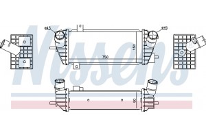 Nissens Ψυγείο Αέρα Υπερπλήρωσης - 961493