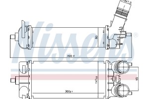 Nissens Ψυγείο Αέρα Υπερπλήρωσης - 961509