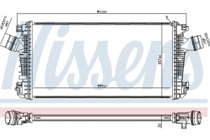 Nissens Ψυγείο Αέρα Υπερπλήρωσης - 961543
