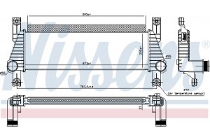 Nissens Ψυγείο Αέρα Υπερπλήρωσης - 96222