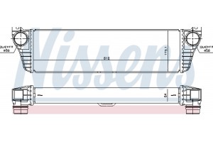 Nissens Ψυγείο Αέρα Υπερπλήρωσης - 96261