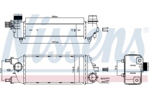 Nissens Ψυγείο Αέρα Υπερπλήρωσης - 96267