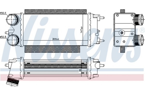 Nissens Ψυγείο Αέρα Υπερπλήρωσης - 96357