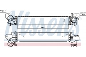 Nissens Ψυγείο Αέρα Υπερπλήρωσης - 96378