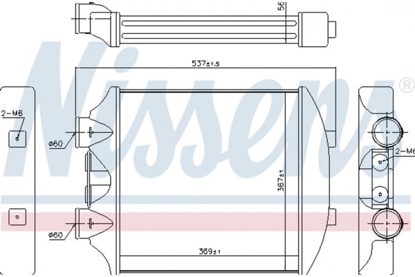 Nissens Ψυγείο Αέρα Υπερπλήρωσης - 96405