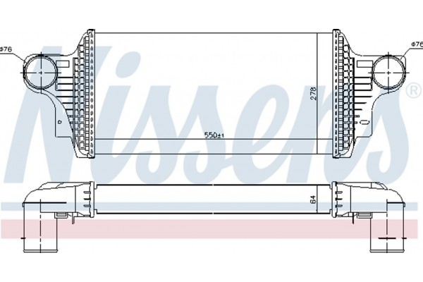 Nissens Ψυγείο Αέρα Υπερπλήρωσης - 96438