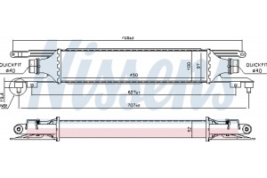 Nissens Ψυγείο Αέρα Υπερπλήρωσης - 96464