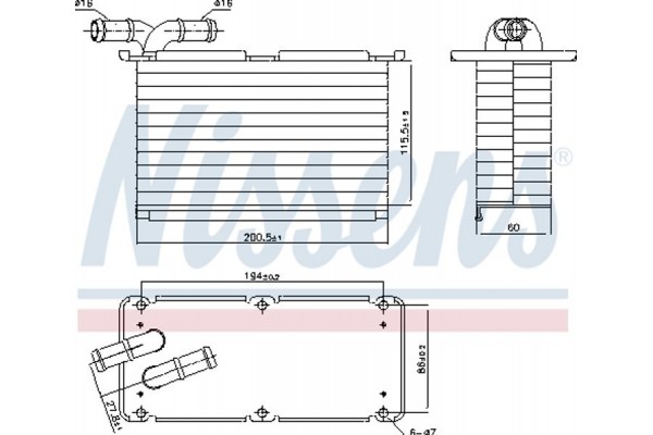 Nissens Ψυγείο Αέρα Υπερπλήρωσης - 96470