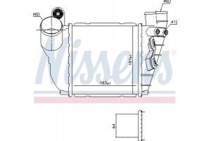 Nissens Ψυγείο Αέρα Υπερπλήρωσης - 96488