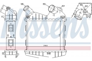 Nissens Ψυγείο Αέρα Υπερπλήρωσης - 96499