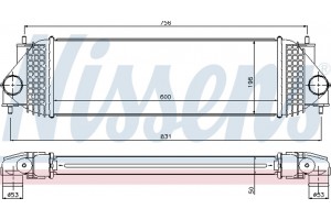 Nissens Ψυγείο Αέρα Υπερπλήρωσης - 96525