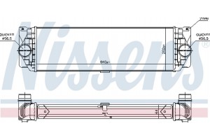 Nissens Ψυγείο Αέρα Υπερπλήρωσης - 96526