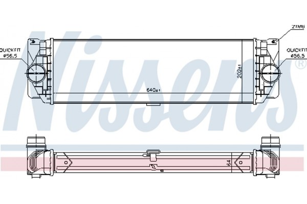 Nissens Ψυγείο Αέρα Υπερπλήρωσης - 96526