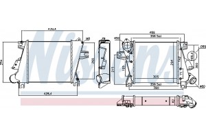 Nissens Ψυγείο Αέρα Υπερπλήρωσης - 96527