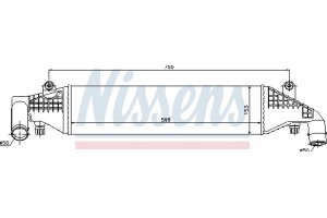Nissens Ψυγείο Αέρα Υπερπλήρωσης - 96532