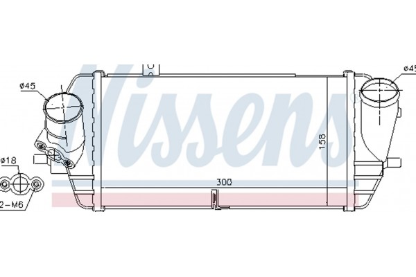 Nissens Ψυγείο Αέρα Υπερπλήρωσης - 96539