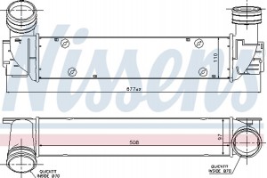 Nissens Ψυγείο Αέρα Υπερπλήρωσης - 96551