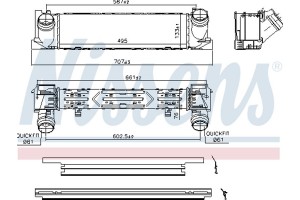 Nissens Ψυγείο Αέρα Υπερπλήρωσης - 96552