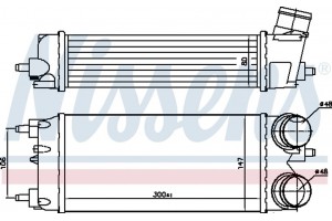 Nissens Ψυγείο Αέρα Υπερπλήρωσης - 96553