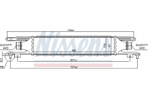 Nissens Ψυγείο Αέρα Υπερπλήρωσης - 96589