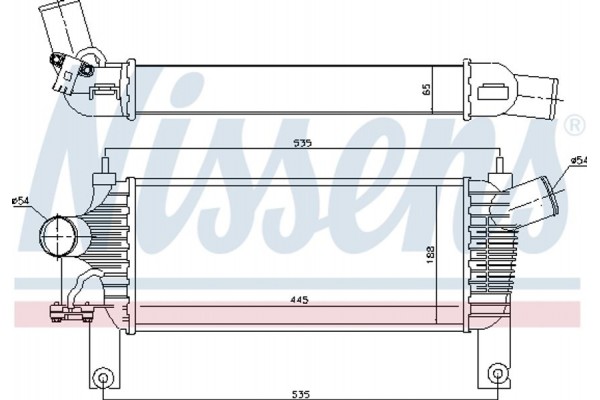 Nissens Ψυγείο Αέρα Υπερπλήρωσης - 96622