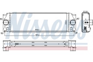 Nissens Ψυγείο Αέρα Υπερπλήρωσης - 96628