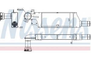 Nissens Ψυγείο Αέρα Υπερπλήρωσης - 96656