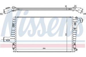 Nissens Ψυγείο Αέρα Υπερπλήρωσης - 96706