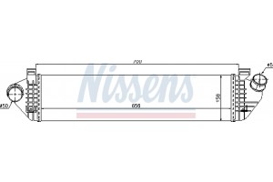 Nissens Ψυγείο Αέρα Υπερπλήρωσης - 96721