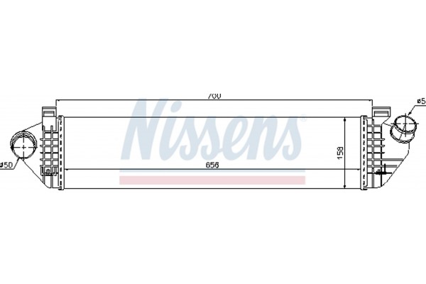 Nissens Ψυγείο Αέρα Υπερπλήρωσης - 96721